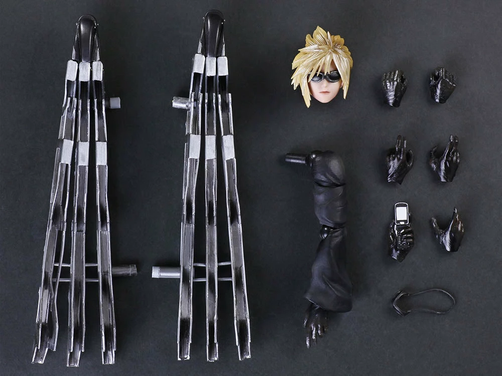 Maybang's Collectibles Square Enix Final Fantasy VII Advent Children Play Arts Kai Cloud Strife & Fenrir Bike Action Figure Set 8 Maybang's Collectibles Square Enix Final Fantasy VII Advent Children Play Arts Kai Cloud Strife & Fenrir Bike Action Figure Set