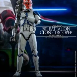 Maybang's Collectibles Hot Toys Star Wars The Clone Wars Clone Troopers 501st Battalion Clone Trooper (Deluxe) 1/6 Scale 12" Collectible Figure 21 Maybang's Collectibles Hot Toys Star Wars The Clone Wars Clone Troopers 501st Battalion Clone Trooper (Deluxe) 1/6 Scale 12