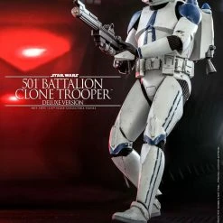 Maybang's Collectibles Hot Toys Star Wars The Clone Wars Clone Troopers 501st Battalion Clone Trooper (Deluxe) 1/6 Scale 12" Collectible Figure 23 Maybang's Collectibles Hot Toys Star Wars The Clone Wars Clone Troopers 501st Battalion Clone Trooper (Deluxe) 1/6 Scale 12