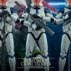 Maybang's Collectibles Hot Toys Star Wars The Clone Wars Clone Troopers 501st Battalion Clone Trooper (Deluxe) 1/6 Scale 12" Collectible Figure 26 Maybang's Collectibles Hot Toys Star Wars The Clone Wars Clone Troopers 501st Battalion Clone Trooper (Deluxe) 1/6 Scale 12