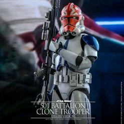 Maybang's Collectibles Hot Toys Star Wars The Clone Wars Clone Troopers 501st Battalion Clone Trooper (Deluxe) 1/6 Scale 12" Collectible Figure 27 Maybang's Collectibles Hot Toys Star Wars The Clone Wars Clone Troopers 501st Battalion Clone Trooper (Deluxe) 1/6 Scale 12
