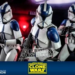 Maybang's Collectibles Hot Toys Star Wars The Clone Wars Clone Troopers 501st Battalion Clone Trooper (Deluxe) 1/6 Scale 12" Collectible Figure 29 Maybang's Collectibles Hot Toys Star Wars The Clone Wars Clone Troopers 501st Battalion Clone Trooper (Deluxe) 1/6 Scale 12