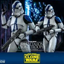 Maybang's Collectibles Hot Toys Star Wars The Clone Wars Clone Troopers 501st Battalion Clone Trooper (Deluxe) 1/6 Scale 12" Collectible Figure 30 Maybang's Collectibles Hot Toys Star Wars The Clone Wars Clone Troopers 501st Battalion Clone Trooper (Deluxe) 1/6 Scale 12