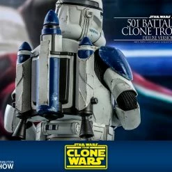 Maybang's Collectibles Hot Toys Star Wars The Clone Wars Clone Troopers 501st Battalion Clone Trooper (Deluxe) 1/6 Scale 12" Collectible Figure 32 Maybang's Collectibles Hot Toys Star Wars The Clone Wars Clone Troopers 501st Battalion Clone Trooper (Deluxe) 1/6 Scale 12