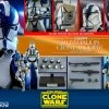 Maybang's Collectibles Hot Toys Star Wars The Clone Wars Clone Troopers 501st Battalion Clone Trooper (Deluxe) 1/6 Scale 12" Collectible Figure