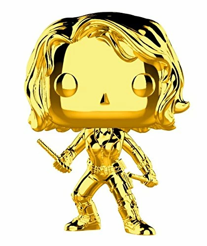 Maybang's Collectibles Funko Pop Marvel Studios 10th Anniversary Black Widow (Gold Chrome) Figure 2 Maybang's Collectibles Funko Pop Marvel Studios 10th Anniversary Black Widow (Gold Chrome) Figure