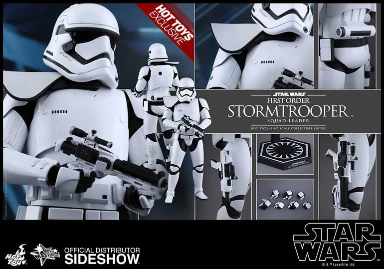 Vendor-unknown Hot Toys Star Wars Episode VII The Force Awakens First Order Stormtrooper (Squad Leader Exclusive) 1/6 Scale 12" Figure 11 Vendor-unknown Hot Toys Star Wars Episode VII The Force Awakens First Order Stormtrooper (Squad Leader Exclusive) 1/6 Scale 12" Figure