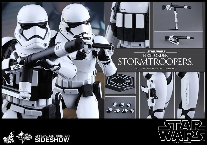 Vendor-unknown Hot Toys Star Wars Episode VII The Force Awakens First Order Stormtroopers 2 Pack Set 1/6 Scale 12" Figure 11 Vendor-unknown Hot Toys Star Wars Episode VII The Force Awakens First Order Stormtroopers 2 Pack Set 1/6 Scale 12" Figure