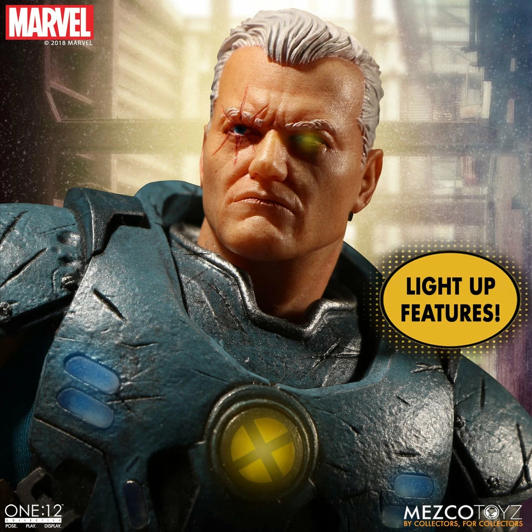 Maybang's Collectibles Mezco Toyz One:12 Collective Marvel Comics Cable 1/12 Scale Action Figure 2 Maybang's Collectibles Mezco Toyz One:12 Collective Marvel Comics Cable 1/12 Scale Action Figure