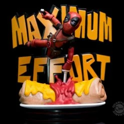 Maybang's Collectibles Qmx Deadpool Maximum Effort Q-Fig Max Diorama