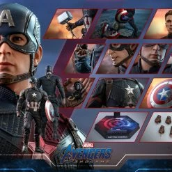 Maybang's Collectibles Hot Toys Marvel Comics Avengers Endgame Captain America 1/6 Scale Collectible Figure