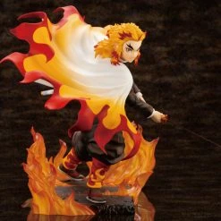 Maybang's Collectibles Kotobukiya Demon Slayer Kimetsu No Yaiba ArtFX J Kyoujurou Rengoku (Purgatory Anjuro) Statue