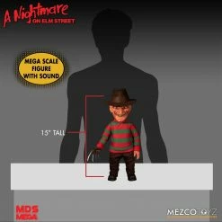 Maybang's Collectibles Mezco Toyz Mezco Designer Series MDS A Nightmare On Elm Street Mega Scale Talking Freddy Krueger Figure
