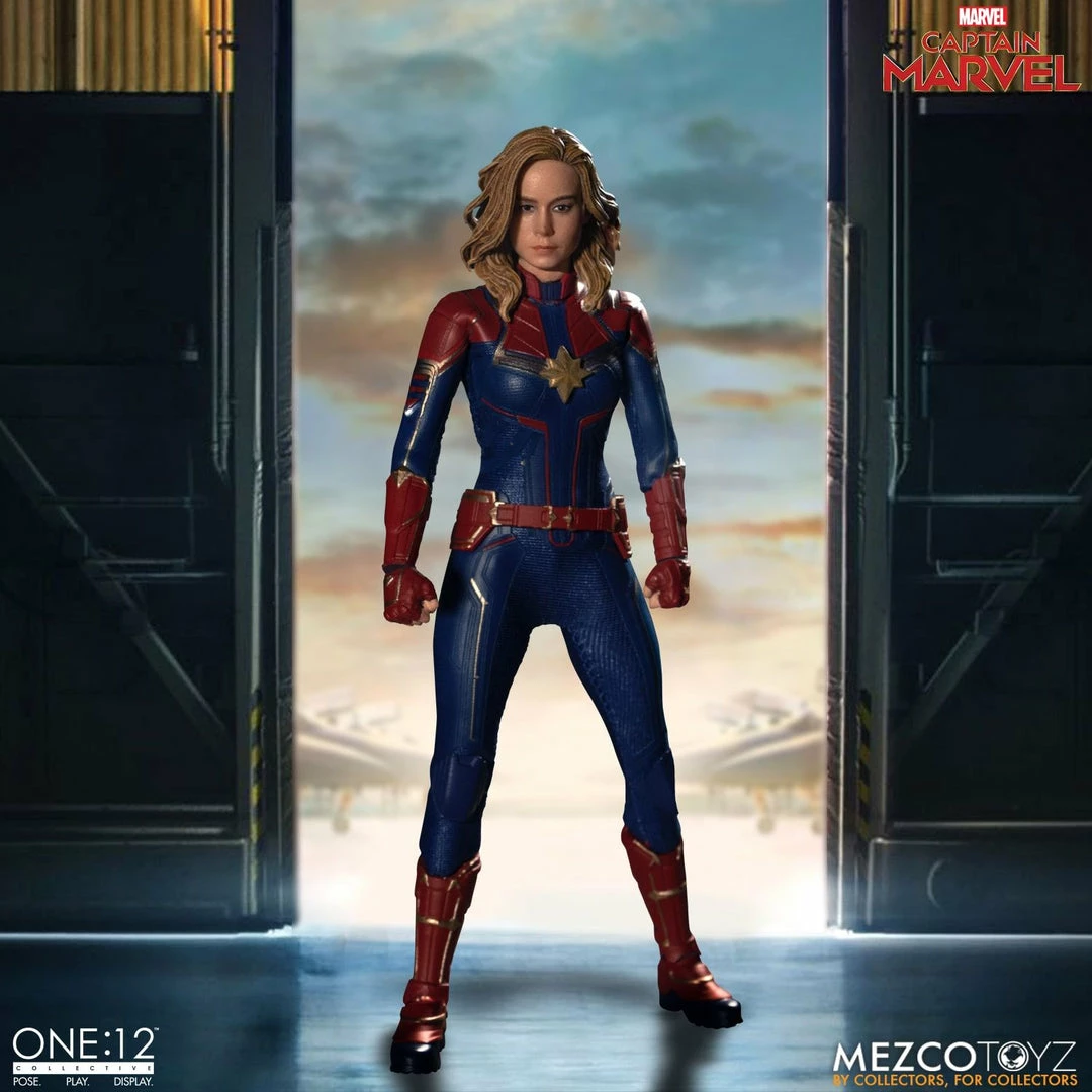 Maybang's Collectibles Mezco Toyz One:12 Collective Marvel Comics Captain Marvel 1/12 Scale Action Figure 1 Maybang's Collectibles Mezco Toyz One:12 Collective Marvel Comics Captain Marvel 1/12 Scale Action Figure