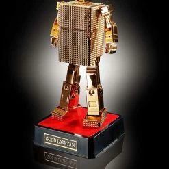 Vendor-unknown Bandai Soul Of Chogokin GX-32R Gold Lightan 24-Karat Gold Plating Ver. Gold Lightern Figure