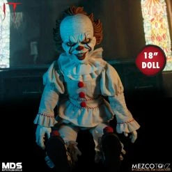 Maybang's Collectibles Mezco Toyz Mezco Designer Series It (2017) Pennywise Roto Plush Doll