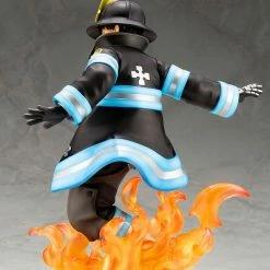 Maybang's Collectibles Kotobukiya Fire Force ArtFX J Shinra Kusakabe Statue With Bonus Part