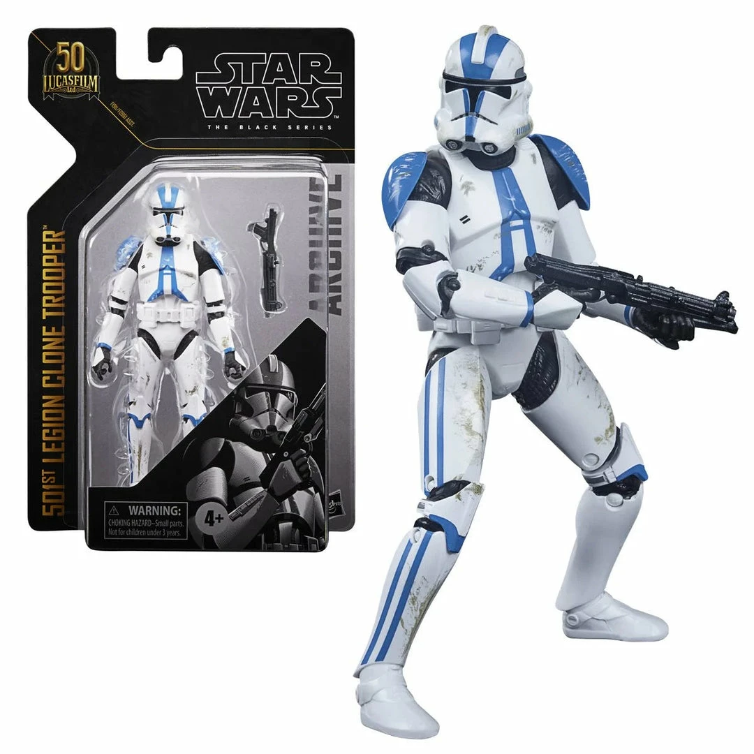Maybang's Collectibles Hasbro Star Wars The Black Series Archive 501st Legion Clone Trooper 6-Inch Action Figure 1 Maybang's Collectibles Hasbro Star Wars The Black Series Archive 501st Legion Clone Trooper 6-Inch Action Figure