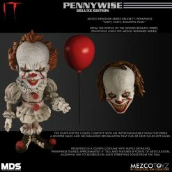 Maybang's Collectibles Mezco Toyz Designer Series Deluxe IT: Pennywise Action Figure