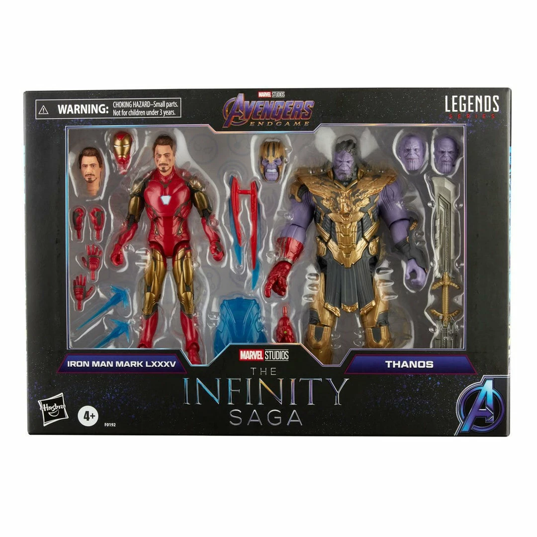 Maybang's Collectibles Hasbro Marvel Legends Infinity Saga Avengers Endgame Iron Man 85 Vs. Thanos 6-Inch Action Figures Set 30 Maybang's Collectibles Hasbro Marvel Legends Infinity Saga Avengers Endgame Iron Man 85 Vs. Thanos 6-Inch Action Figures Set