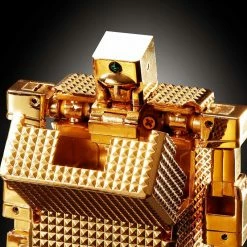 Vendor-unknown Bandai Soul Of Chogokin GX-32R Gold Lightan 24-Karat Gold Plating Ver. Gold Lightern Figure