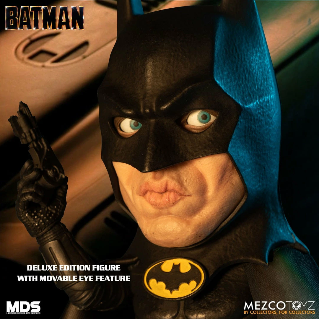 Maybang's Collectibles Mezco Toyz Designer Series Deluxe Batman (1989) 6" Action Figure 4 Maybang's Collectibles Mezco Toyz Designer Series Deluxe Batman (1989) 6" Action Figure