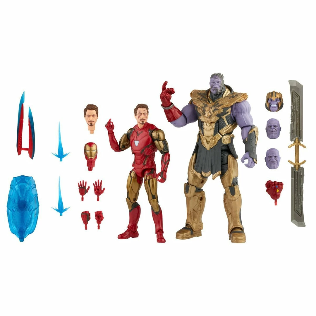 Maybang's Collectibles Hasbro Marvel Legends Infinity Saga Avengers Endgame Iron Man 85 Vs. Thanos 6-Inch Action Figures Set 3 Maybang's Collectibles Hasbro Marvel Legends Infinity Saga Avengers Endgame Iron Man 85 Vs. Thanos 6-Inch Action Figures Set