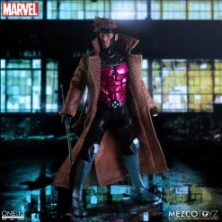 Maybang's Collectibles Mezco Toyz One:12 Collective Marvel Comics X-Men Gambit 1/12 Scale Action Figure