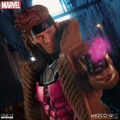 Maybang's Collectibles Mezco Toyz One:12 Collective Marvel Comics X-Men Gambit 1/12 Scale Action Figure