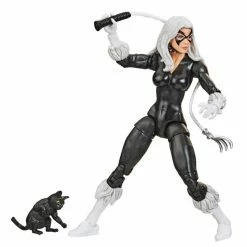 Maybang's Collectibles Hasbro Marvel Legends Spider-Man Retro Collection Black Cat 6-Inch Action Figure