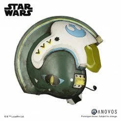 Vendor-unknown ANOVOS ROGUE ONE: A STAR WARS STORY General Merrick Blue Squadron X-Wing Helmet Accessory Prop Replica Helmet