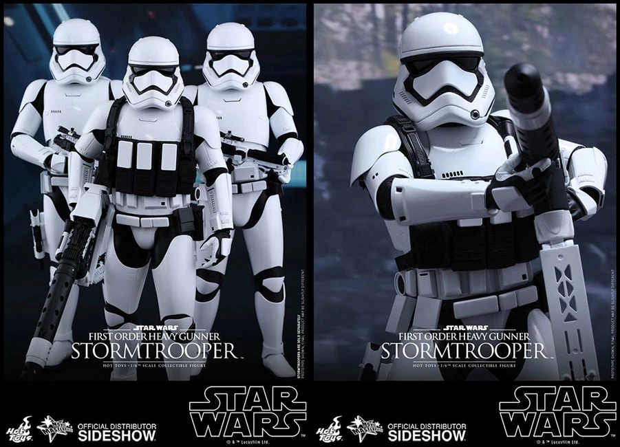 Vendor-unknown Hot Toys Star Wars Episode VII The Force Awakens First Order Heavy Gunner Stormtrooper 1/6 Scale 12" Figure 7 Vendor-unknown Hot Toys Star Wars Episode VII The Force Awakens First Order Heavy Gunner Stormtrooper 1/6 Scale 12" Figure