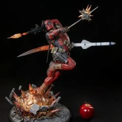 Vendor-unknown Sideshow Marvel Deadpool Heat-Seeker Premium Format Figure Statue Sideshow Collectibles