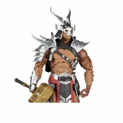Maybang's Collectibles McFarlane Toys Mortal Kombat XI Series 7 7-Inch Action Figure Set Of 4 Liu Kang (Fighting Abbot), Shao Kahn (Platinum), Kotal Kahn & The Joker