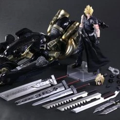 Maybang's Collectibles Square Enix Final Fantasy VII Advent Children Play Arts Kai Cloud Strife & Fenrir Bike Action Figure Set 15 Maybang's Collectibles Square Enix Final Fantasy VII Advent Children Play Arts Kai Cloud Strife & Fenrir Bike Action Figure Set