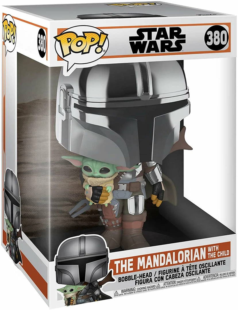 Maybang's Collectibles Funko Pop! Star Wars: The Mandalorian - 10" Mandalorian With The Child Disney 2 Maybang's Collectibles Funko Pop! Star Wars: The Mandalorian - 10" Mandalorian With The Child Disney