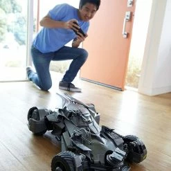 Maybang's Collectibles Mattel DC Comic Justice League Ultimate Batmobile Remote RC Vehicle & Figure