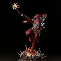 Vendor-unknown Sideshow Marvel Deadpool Heat-Seeker Premium Format Figure Statue Sideshow Collectibles