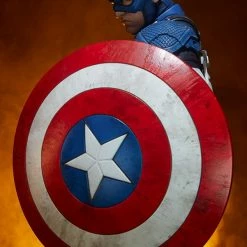 Vendor-unknown Sideshow Marvel Comics Captain America Premium Format Figure Statue