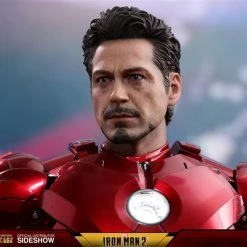 Vendor-unknown Hot Toys Marvel Iron Man 2 Iron Man Mark IV Diecast Figure With Suit-up Gantry 1/6 Scale Figure Set