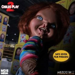 Maybang's Collectibles Mezco Toyz Child's Play 2 Mega Scale Talking Menacing Chucky Figure