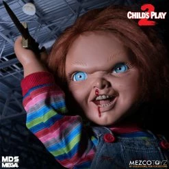 Maybang's Collectibles Mezco Toyz Child's Play 2 Mega Scale Talking Menacing Chucky Figure