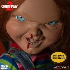 Maybang's Collectibles Mezco Toyz Child's Play 2 Mega Scale Talking Menacing Chucky Figure