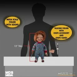Maybang's Collectibles Mezco Toyz Child's Play 2 Mega Scale Talking Menacing Chucky Figure