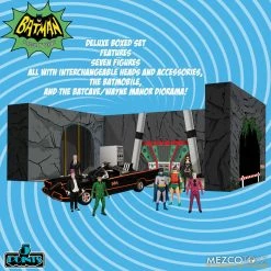 Maybang's Collectibles Mezco Toyz Batman (1966) Classic TV Series 5 Points Deluxe Box Set