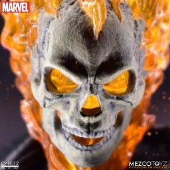 Maybang's Collectibles Mezco Toyz One:12 Collective Marvel Comics Ghost Rider & Hell Cycle 1/12 Scale Action Figure Set