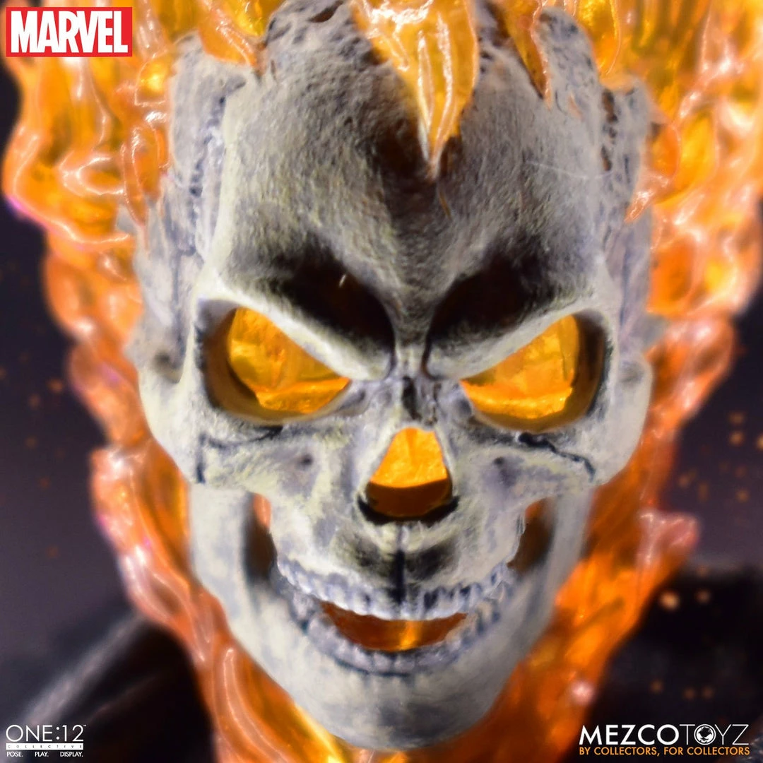 Maybang's Collectibles Mezco Toyz One:12 Collective Marvel Comics Ghost Rider & Hell Cycle 1/12 Scale Action Figure Set 1 Maybang's Collectibles Mezco Toyz One:12 Collective Marvel Comics Ghost Rider & Hell Cycle 1/12 Scale Action Figure Set