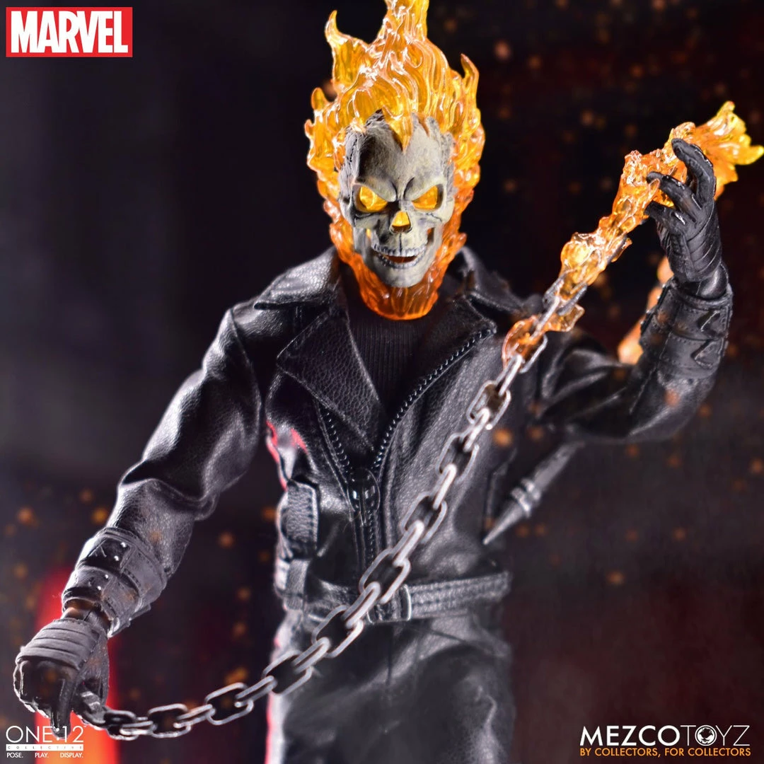 Maybang's Collectibles Mezco Toyz One:12 Collective Marvel Comics Ghost Rider & Hell Cycle 1/12 Scale Action Figure Set 5 Maybang's Collectibles Mezco Toyz One:12 Collective Marvel Comics Ghost Rider & Hell Cycle 1/12 Scale Action Figure Set