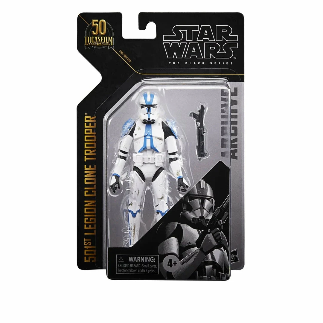 Maybang's Collectibles Hasbro Star Wars The Black Series Archive 501st Legion Clone Trooper 6-Inch Action Figure 3 Maybang's Collectibles Hasbro Star Wars The Black Series Archive 501st Legion Clone Trooper 6-Inch Action Figure