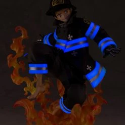 Maybang's Collectibles Kotobukiya Fire Force ArtFX J Shinra Kusakabe Statue With Bonus Part